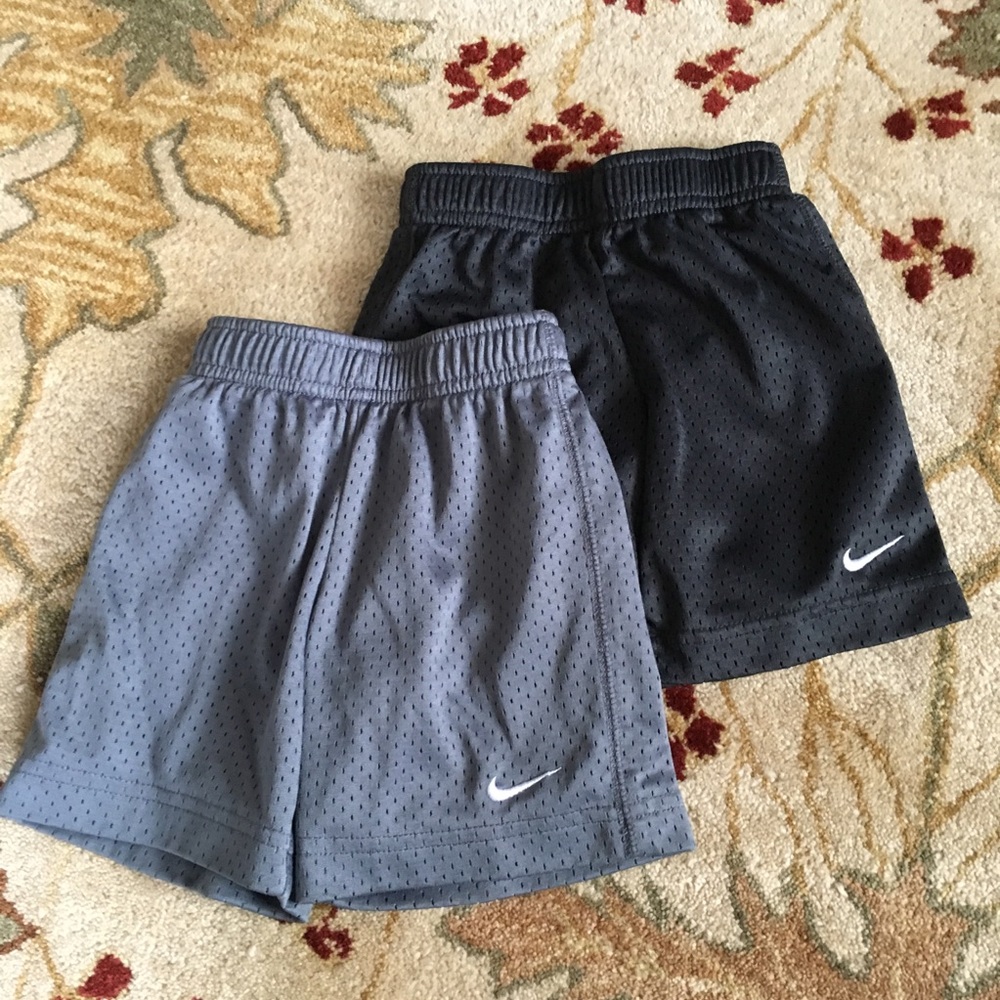 Two pair Nike mesh shorts